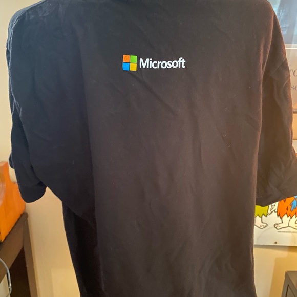Vintage Microsoft ninja cat t-shirt. Sized XL. Very Important Tee. Preshrunk - Picture 3 of 6